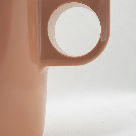 Vintage Set of 4 Melamine Vanguard by Maplex Mugs Salmon Pink - Picture 11 of 14